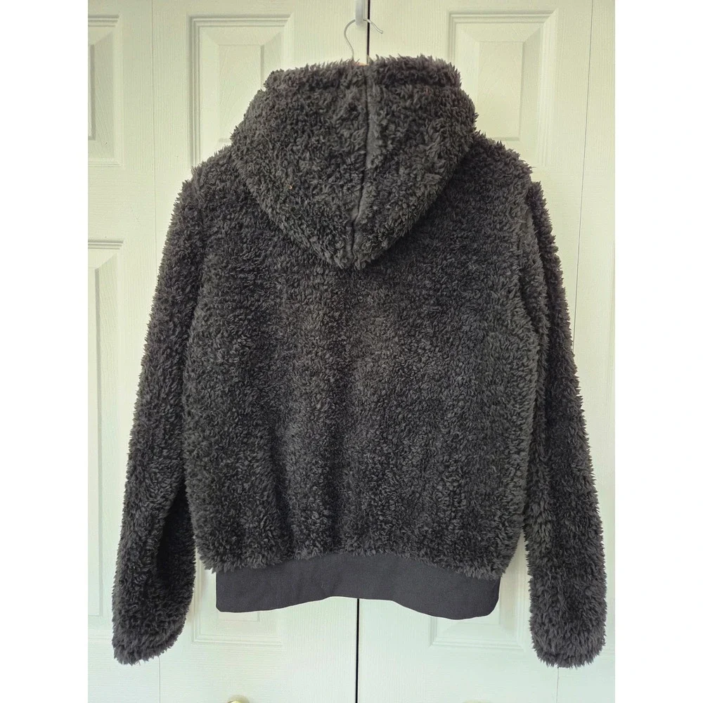 Andrew Marc Sport Fleece Full Zip Hoodie Jacket Size Medium Black‎ NWT $84 - Picture 4 of 7